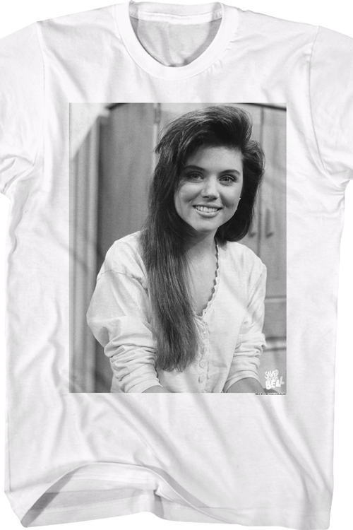 Kelly Kapowski Portrait Saved By The Bell T-Shirt