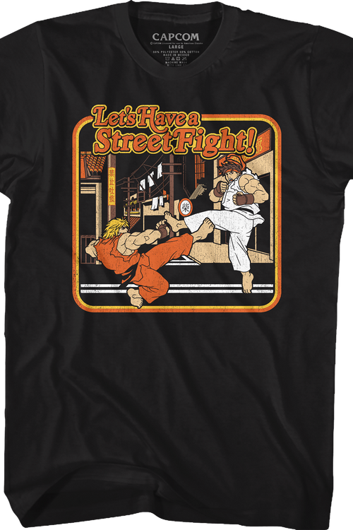 Ken Masters and Ryu Street Fighter T-Shirt