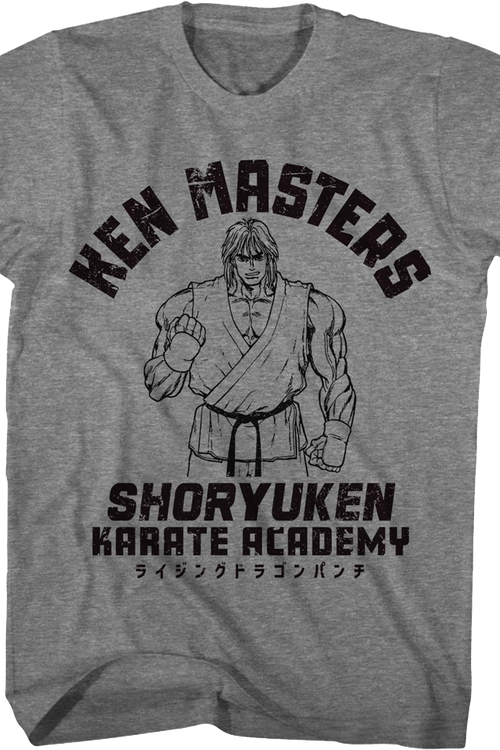 Ken Masters Shoryuken Karate Academy Street Fighter T-Shirt