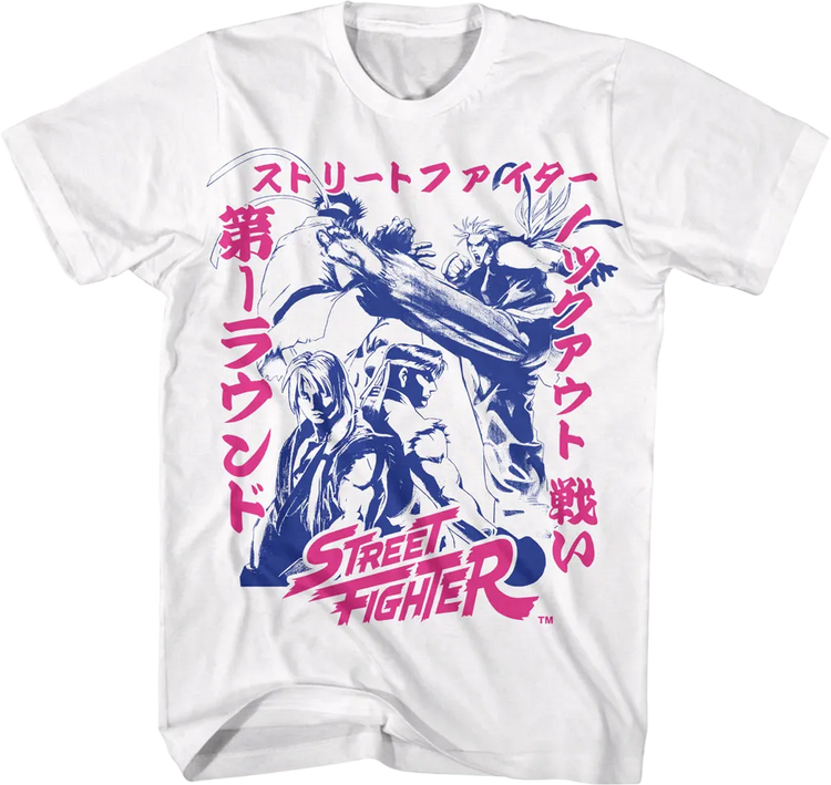 Ken Masters vs Ryu Street Fighter T-Shirt