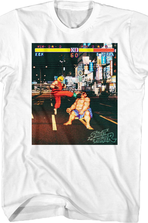 Ken vs E. Honda Street Fighter T-Shirt