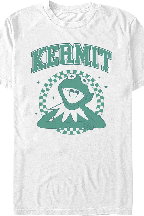 Kermit The Frog Checkered Circle Muppets T-Shirt