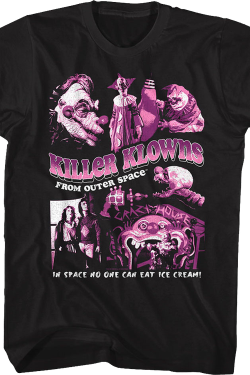 Killer Collage Killer Klowns From Outer Space T-Shirt