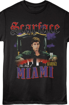 The King of Miami Scarface T-Shirt