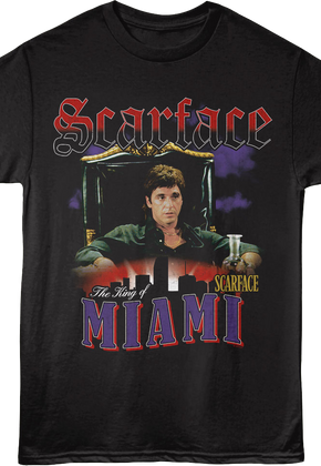 The King of Miami Scarface T-Shirt