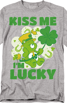 Kiss Me I'm Lucky Care Bears T-Shirt