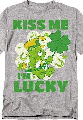 Kiss Me I'm Lucky Care Bears T-Shirt