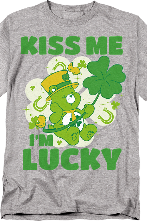 Kiss Me I'm Lucky Care Bears T-Shirt