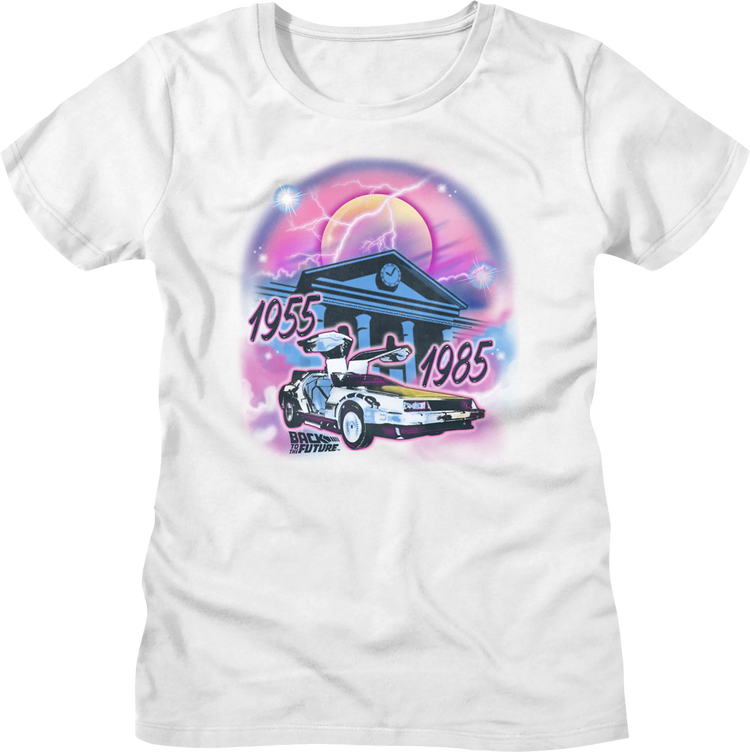 Womens Airbrush Back To The Future Shirt