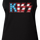 Ladies American Flag Logo KISS Muscle Tank Top