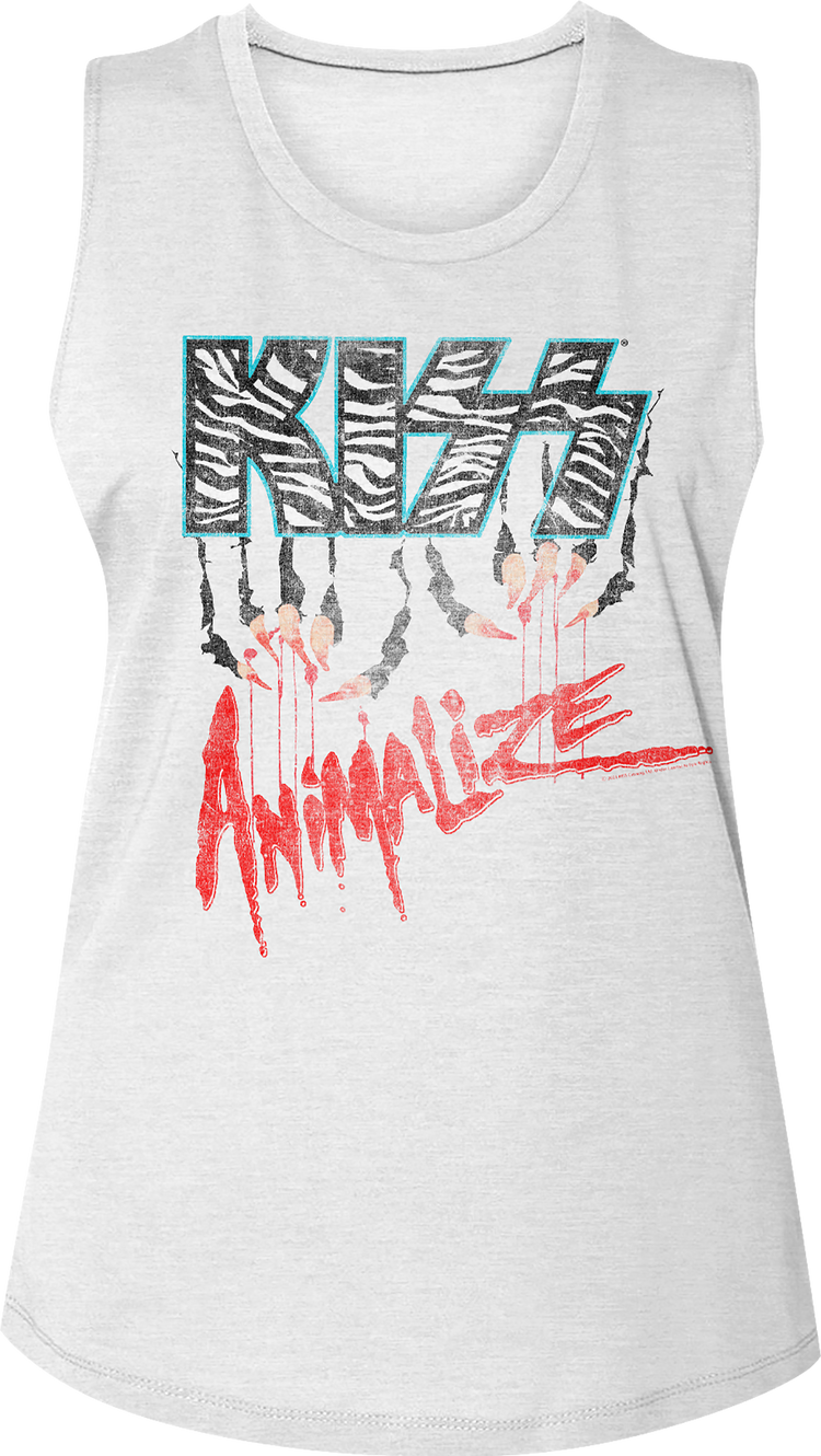 Ladies Animalize KISS Sleeveless Crewneck Shirt