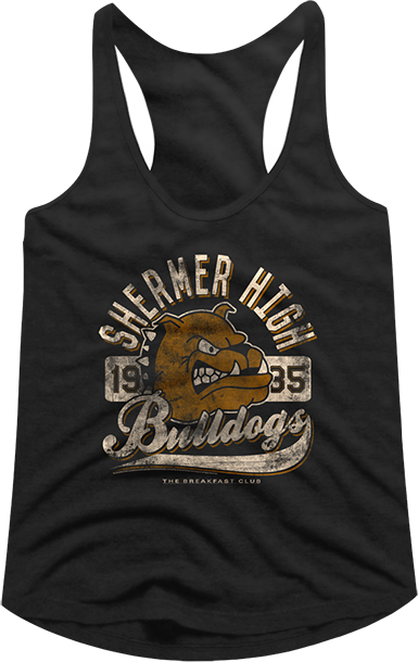 Ladies Bulldogs Breakfast Club Racerback Tank Top