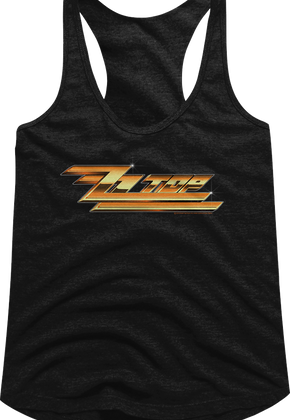 Ladies Classic Logo ZZ Top Racerback Tank Top