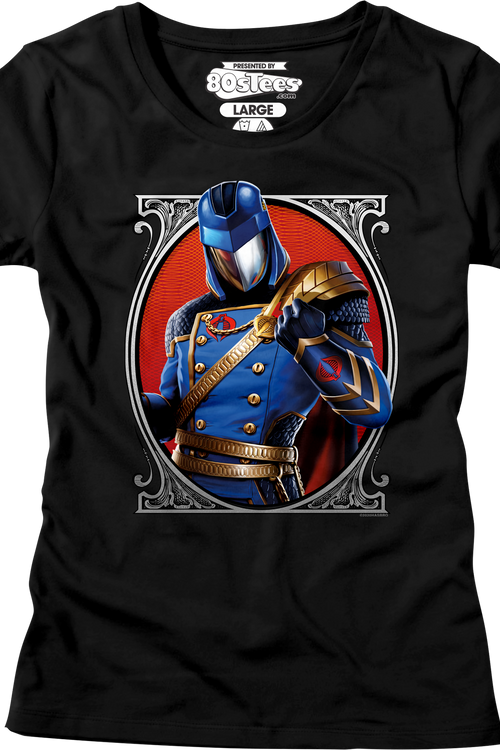 Womens Cobra Commander Classic Pose GI Joe Shirt
