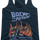 Ladies DeLorean Flames Back To The Future Racerback Tank Top