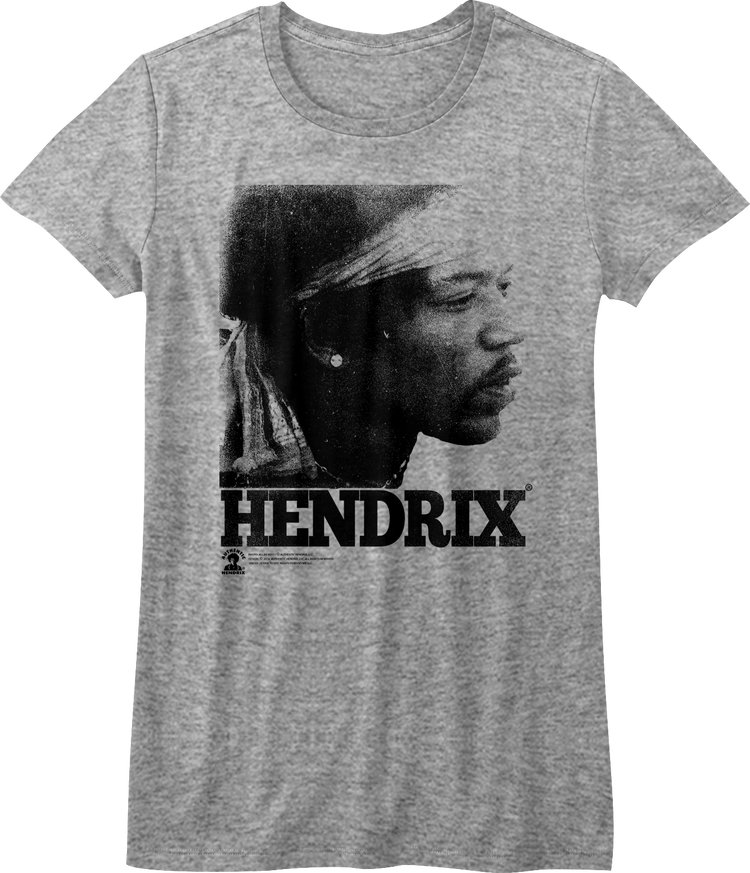 Womens Distressed Jimi Hendrix Shirt