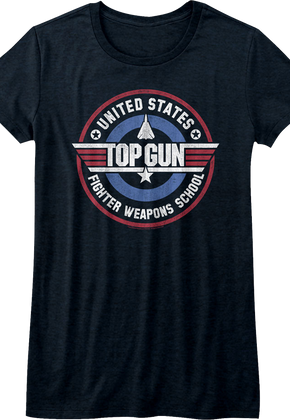 Womens Fighter Weapons School Top Gun Shirt