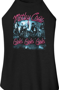 Ladies Girls Girls Girls Motley Crue Tank Top