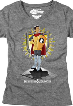 Womens Gray Eric the Cavalier Dungeons & Dragons Shirt
