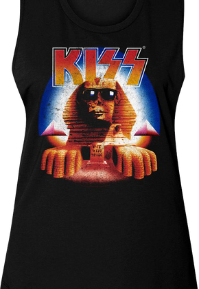 Ladies Hot In The Shade KISS Muscle Tank Top