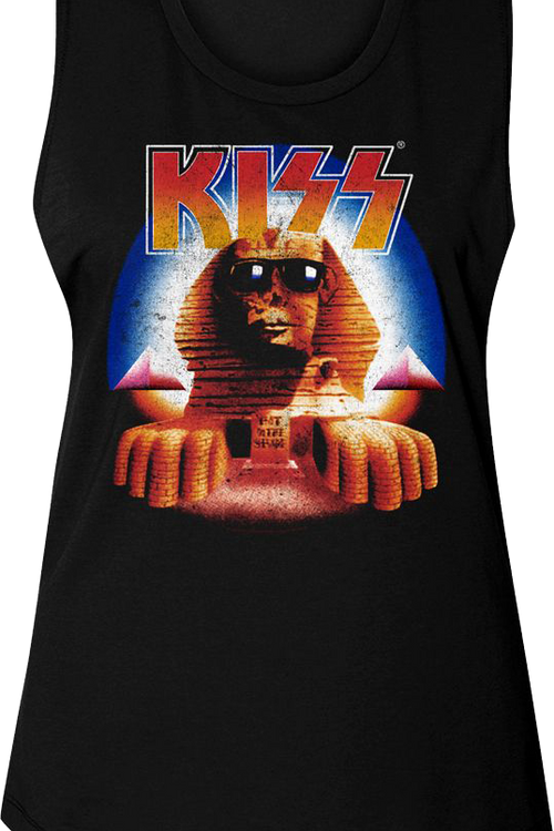 Ladies Hot In The Shade KISS Muscle Tank Top