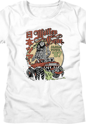 Womens Japan Tour '87 Motley Crue Shirt