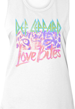 Ladies Love Bites Def Leppard Muscle Tank Top