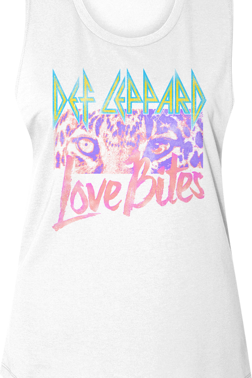 Ladies Love Bites Def Leppard Muscle Tank Top