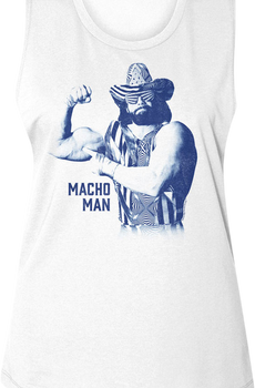 Ladies Macho Man Randy Savage Muscle Tank Top