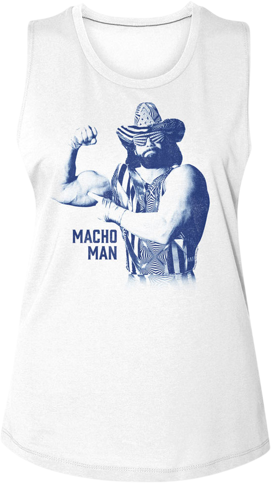 Ladies Macho Man Randy Savage Muscle Tank Top