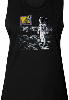 Ladies Moon Landing MTV Muscle Tank Top