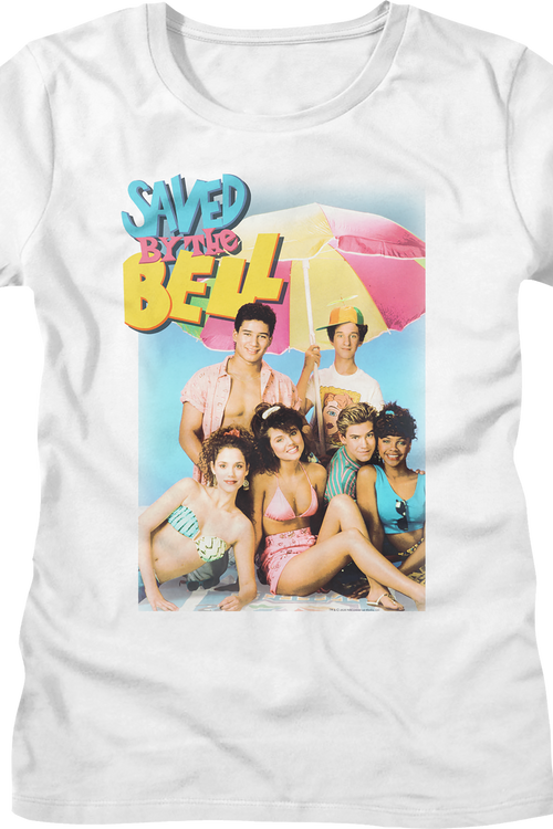 Womens On The Beach Saved By The Bell Shirt