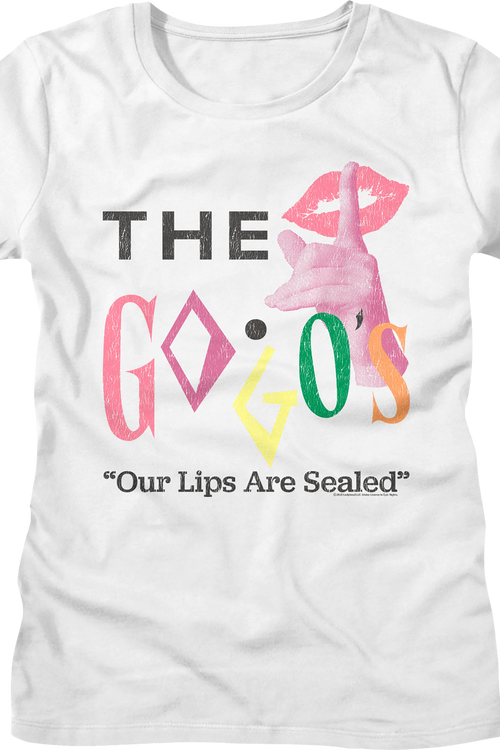 Womens Our Lips Are Sealed Go-Go's Shirt