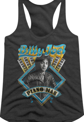 Ladies Piano Man Billy Joel Racerback Tank Top