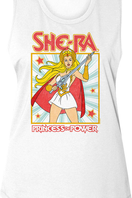 Ladies She-Ra Princess of Power Pose MOTU Muscle Tank Top