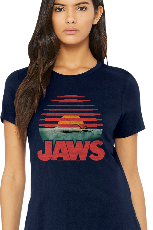 Womens Sunset Blinds Jaws Shirt
