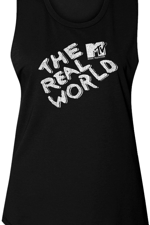 Ladies The Real World MTV Muscle Tank Top