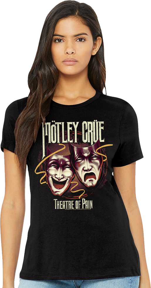 Womens Theatre of Pain Motley Crue Shirt