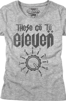 Womens These Go To Eleven Spinal Tap Shirt