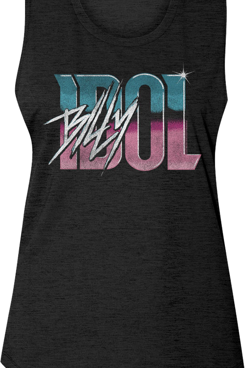 Ladies Vintage Logo Bill Idol Muscle Tank Top