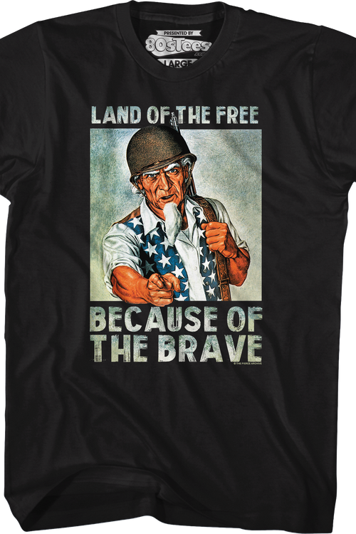 Land Of The Free Because Of The Brave T-Shirt