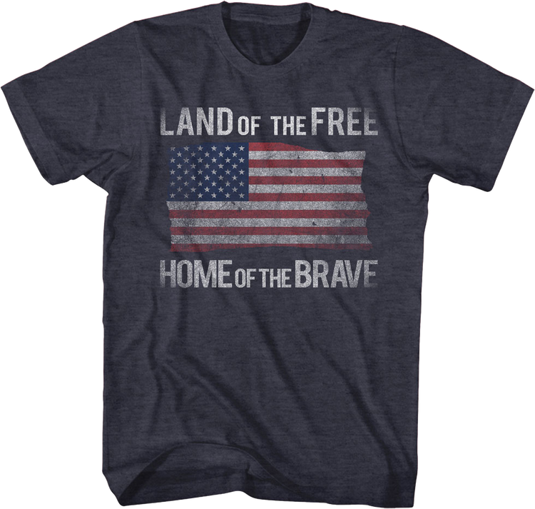 American Classics Land Of The Free Home Of The Brave T-Shirt