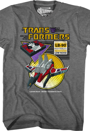 Laserbeak Cassette Transformers T-Shirt