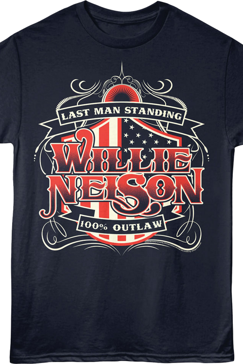 Last Man Standing Willie Nelson T-Shirt