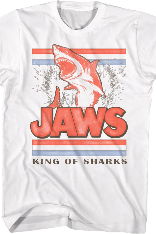 Leaping King Of Sharks Jaws T-Shirt