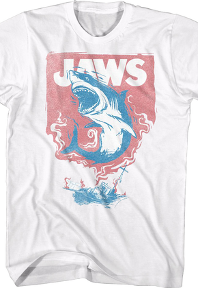 Leaping Shark Jaws T-Shirt