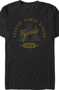 Legend of Zelda Courgae Power Wisdom 1986 Nintendo T-Shirt