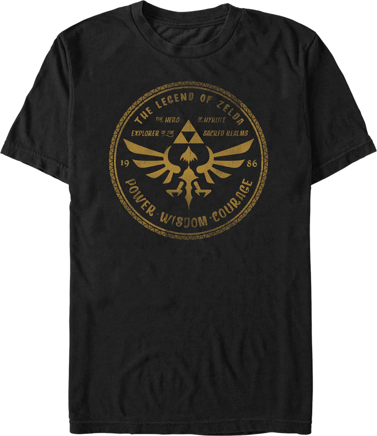 Legend Of Zelda Crest Nintendo T-Shirt