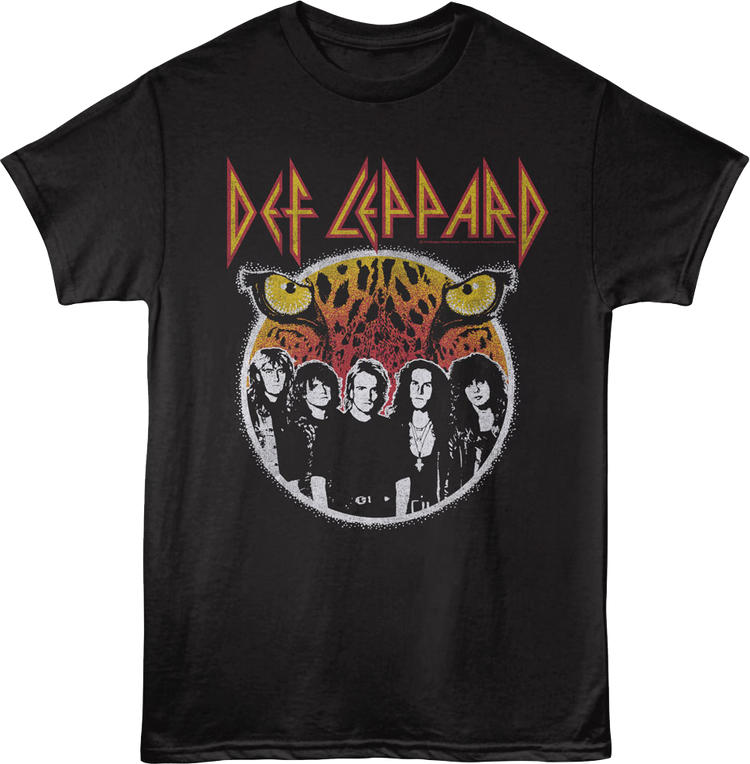Leopard Eyes Def Leppard T-Shirt