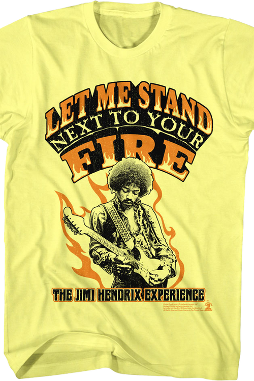 Let Me Stand Next To Your Fire Jimi Hendrix Experience T-Shirt